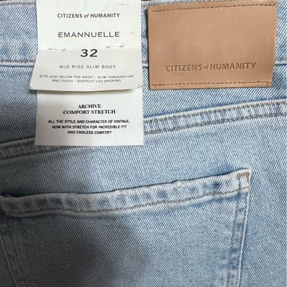 Citizens of Humanity Emannuelle Denim Jeans Size 32 - Picture 14 of 16